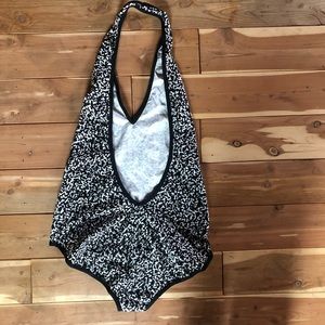 American Apparel Tops - American Apparel Halter Bodysuit Notebook Print American Apparel Tops - American Apparel Halter Bodysuit Notebook Print